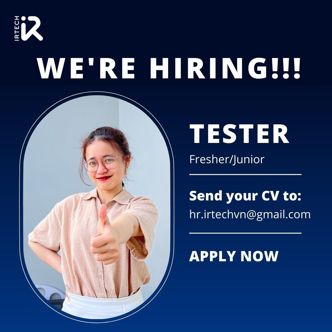 Tuyển dụng Tester | IRTECH