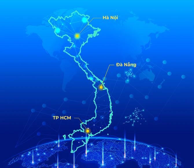 Sơ đồ chi nhánh IRTECH tại Việt Nam